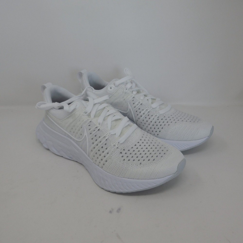Nike React Infinity Run Flyknit 2 White Running CT2357-103 Mens Size 11